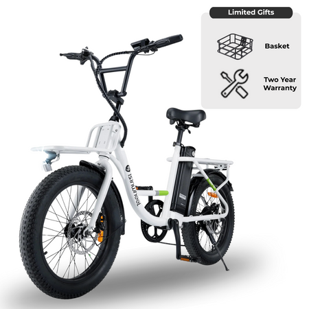 isinwheel U7 Cargo E-Bike – 500W Motor | 48V Battery | 32 km/h Max Speed