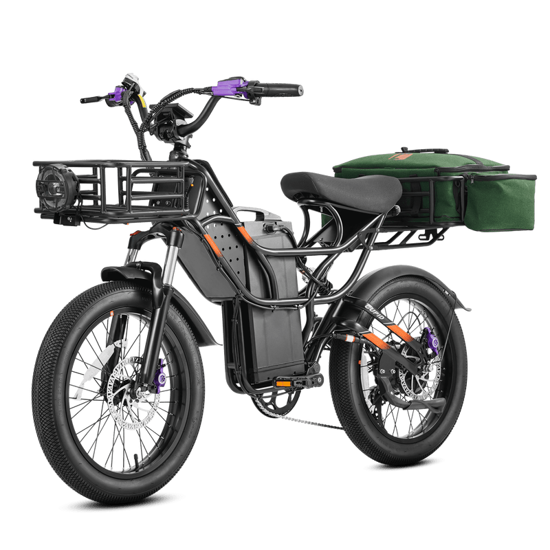 Cupid 500W Utility Electric Bike – 32 km/h | 100 km Range | Front & Rear Racks
