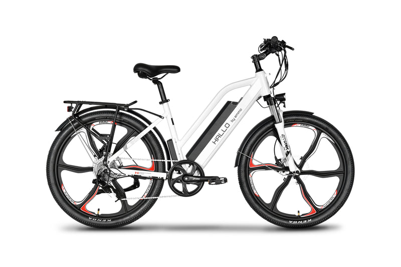 EMMO Hallo Pro Electric Bike – 500W, 48V Samsung Battery, Step-Thru Frame, 32 km/h, 110 km Range