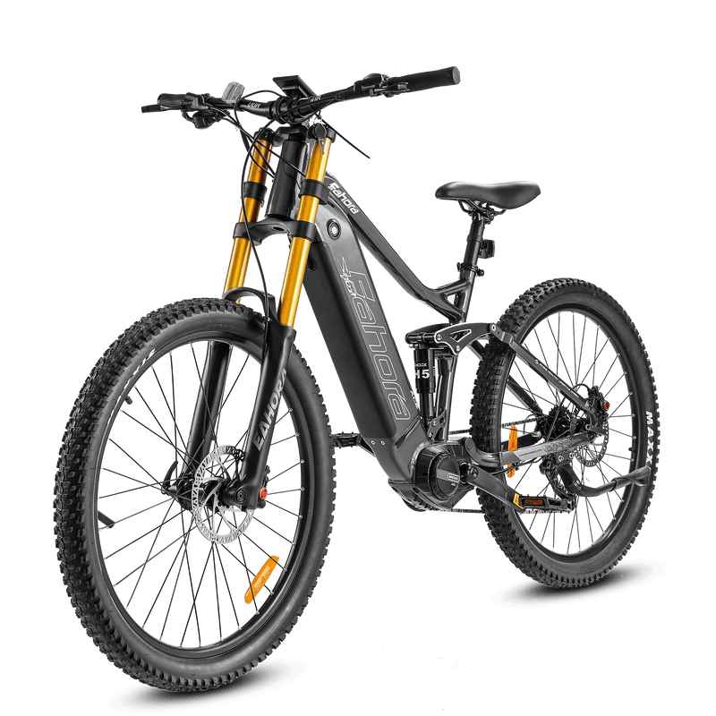 Eahora ACE 500W Mid-Drive Electric Mountain Bike – 32 km/h | Bafang M600 | 110MM Suspension