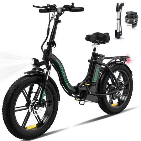 KOOLUX BK6S Foldable Electric Bike – Compact Power, Built for the City steady power up to 25 km/h
