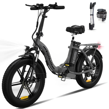 KOOLUX BK6S Foldable Electric Bike – Compact Power, Built for the City steady power up to 25 km/h