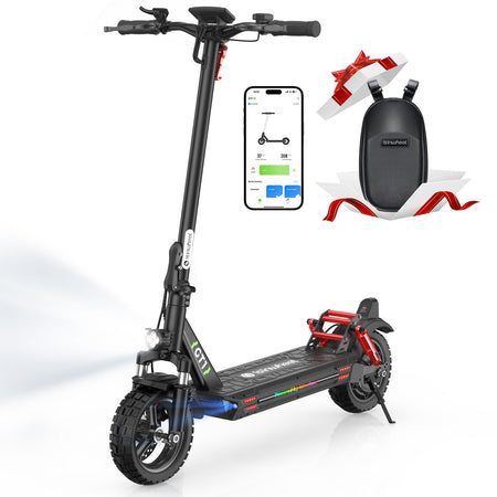 isinwheel GT1 Electric Scooter – 500W, Max Speed 32 km/h, 45 km Range, Dual Suspension