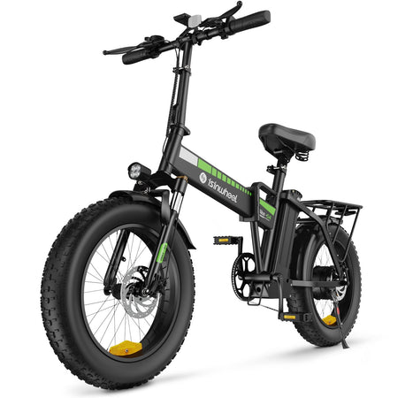 iSinwheel D4 Fat Tire Electric Bike – 500W, Max Speed 32 km/h, 80 km Range, All-Terrain Tires