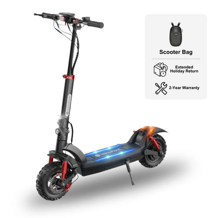isinwheel GT2 Electric Scooter – 500W, Max Speed 32 km/h, 50 km Range, Dual Suspension