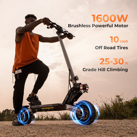 RPro 1600W Dual Motors Off Road Electric Scooter