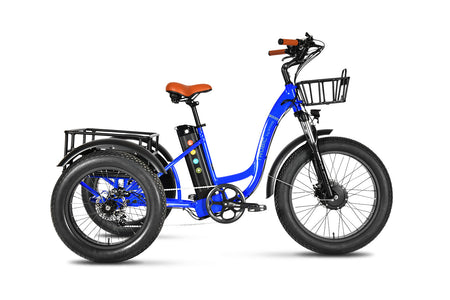 EMMO Trobic Pro Cargo E-Trike – 500W | Up to 135 km Range | Max Speed 32 km/h | Hydraulic Brakes