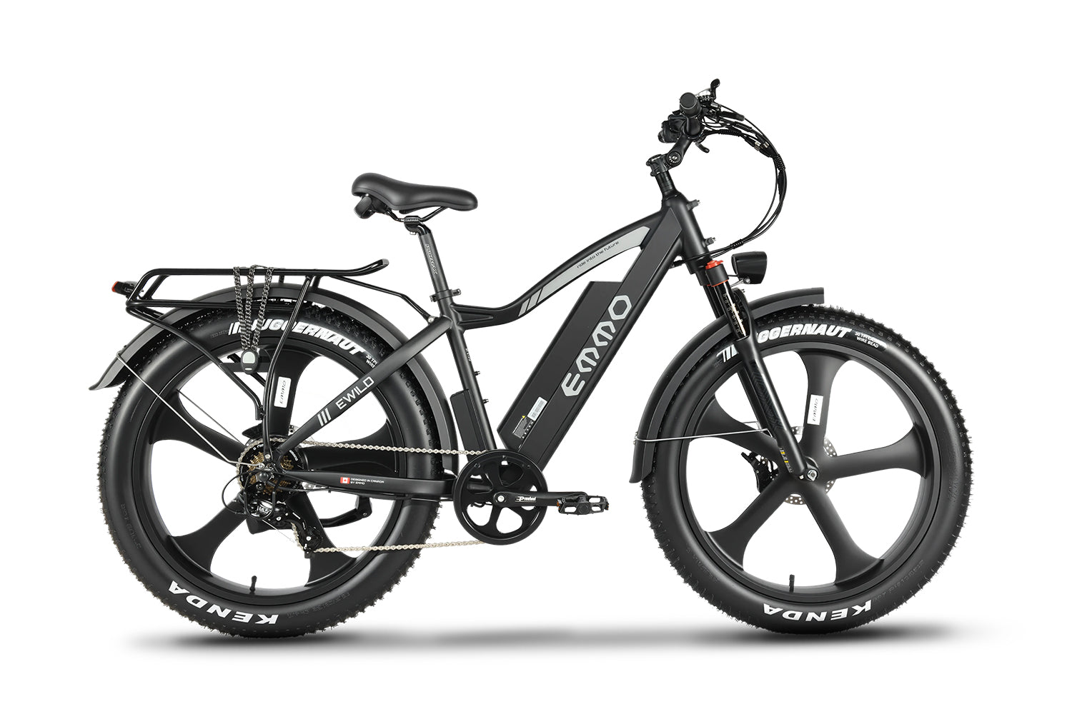 E-Wild Pro Ebike UL-certified long range fat tire ebike built for powerful performance and daily commuting.