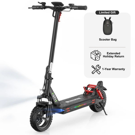 isinwheel GT1 Electric Scooter – 500W, Max Speed 32 km/h, 45 km Range, Dual Suspension