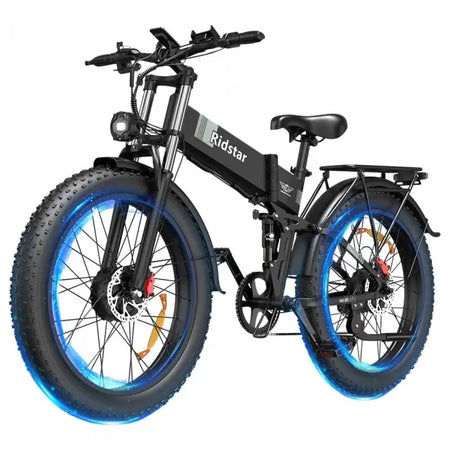 Ridstar H26 Pro Folding E‑Bike 1500 W • 48 V/52V 20Ah • Folds in 10 Sec