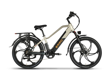 EMMO Trevo Pro Electric Bike, UL Certified, Torque Sensor Ebike with Long Range Lithium Battery - Wheat Moss